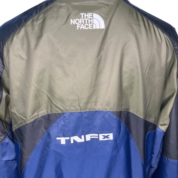 The North Face NWT Women’s TNF X Windbreaker Jacket in Blue/Black/Green Size S - Picture 9 of 15